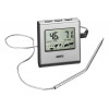 GEFU Tempere - Vleesthermometer m/ timerdigitaal CRONIM 21840 - zilverkleur