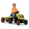SMOBY Claas tractor XL + aanhangwagen verstelbare zitting 3/5jaar 10093003