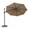 CHALLENGER T2 parasol 3.5m- taupe/ antra excl. voet ( Platinum)