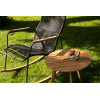Exotan SLIMM lazy rocking chair - steel/ teak CH1806RC
