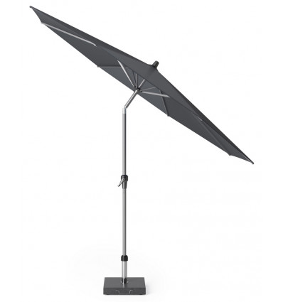 Platinum RIVA parasol 3m- mast antraciet doek antraciet - excl. voet