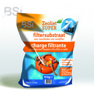BSI Filtersubstraat zeoliet super 10kg voor zwembaden met zandfilter