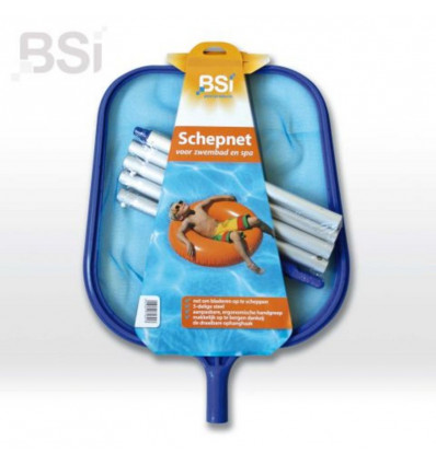 BSI Schepnet 140cm voor zwembad & spa - om bladeren en insecten op te scheppen
