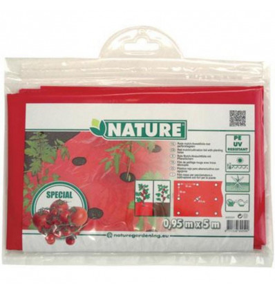NATURE Mulchfolie - tomaat - 0.95x5M rood