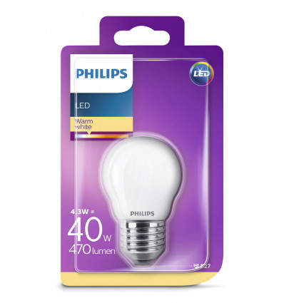 PHILIPS LED Lamp classic 40W P45 E27 WW FR ND RFSRT4 8718699763473
