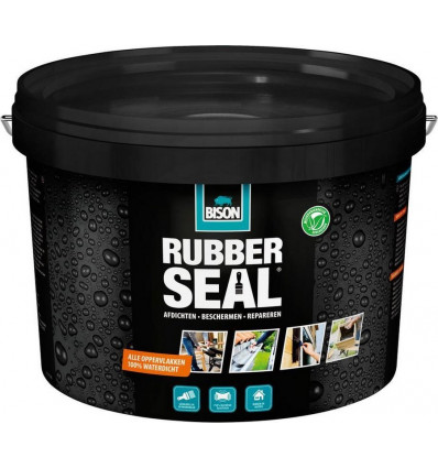 BISON Rubber seal coating - 2.5L voor waterdicht afdichten & repareren