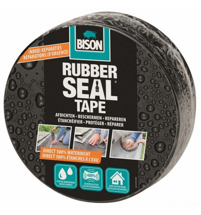 BISON Rubber seal tape - 7.5CM 5M 6313102
