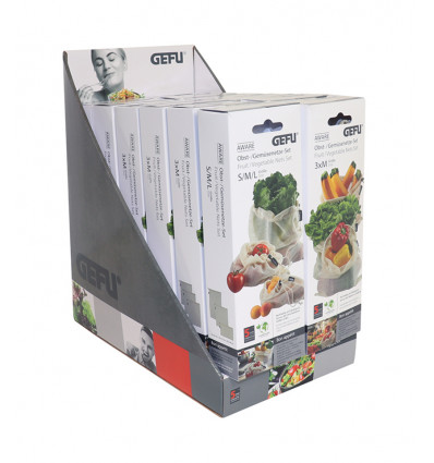 GEFU Aware - Herbruikbare zakken fruit & groenten 3stuks