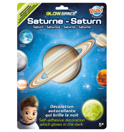 BUKI - Sticker glow i/t dark - Saturnus