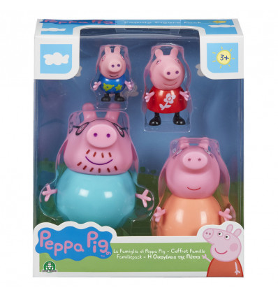 PEPPA PIG - Koffer familie 4figuren 10096743