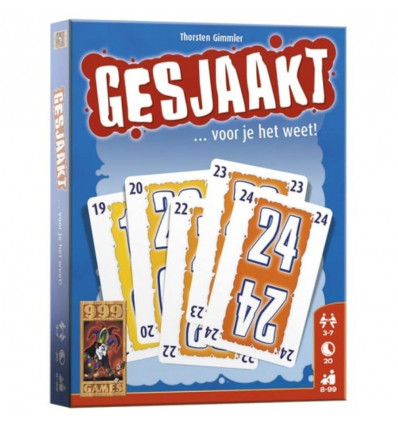 999 GAMES Gesjaakt - Kaartspel
