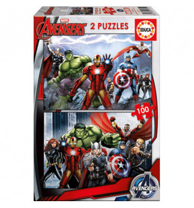 EDUCA Puzzel - Avengers - 2x100st.