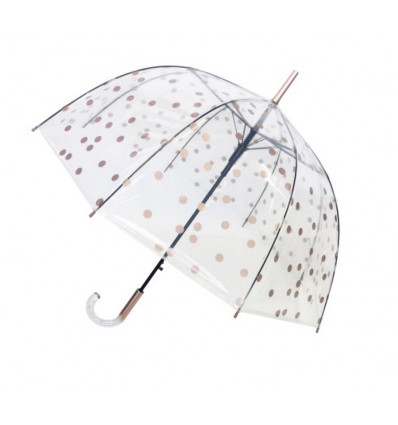 SMATI Paraplu transparant - koper