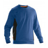 JOBMAN Sweater - S - blauw/zwart