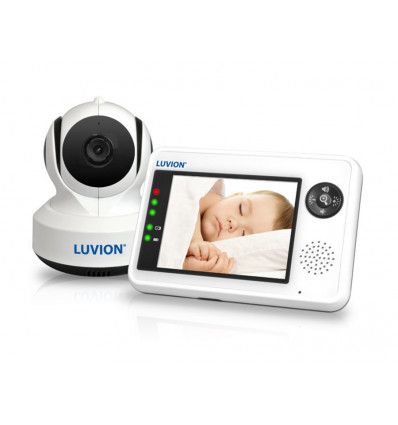 LUVION Essential - Babyfoon met camera beeldscherm 3.5inch - met slaapliedjes