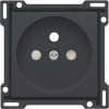 NIKO Stopcontact +A 28,5mm - antraciet 795887224