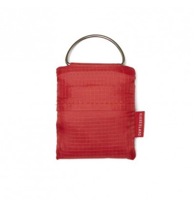 KIKKERLAND Sleutelhanger shopping bag - rood