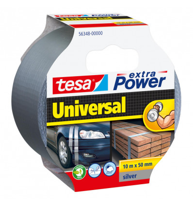 TESA extra power universal 10m x 50mm grijs