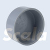 SCALA Afsluitdeksel deksel 40mm donkergrijs