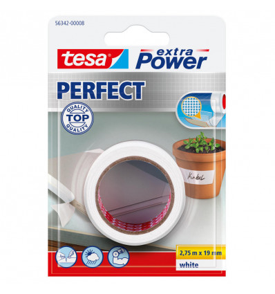 TESA extra power perfect 2.75m x 19mm wit