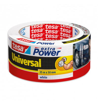 TESA extra power universal 25m x 50mm wit