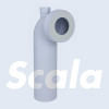 SCALA Aansluitbocht + aftakking 100+40mm