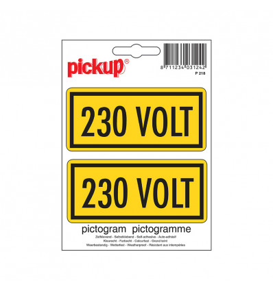 PICKUP Pictogram - 230 volt