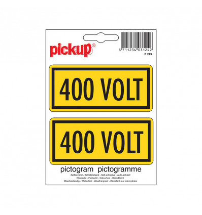 PICKUP Pictogram - 400 volt