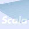SCALA plaat polyst. line 2.5mm - 1x1m transparant