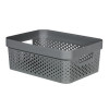 CURVER Infinity box 11L - dots antraciet recycled