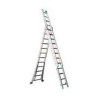 PETRY Reform ladder 3delen - 3x8 treden- van 2m tot 4.50m omvormbaar trapladder