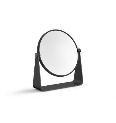 Zack TARVIS - Make up spiegel- zwart RVS staand diameter 17.5cm vergroting 3:12