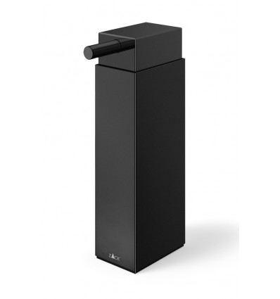 Zack LINEA - zeep dispenser zwart 175ml inh. met handig druksysteem RVS 4X16.9cm