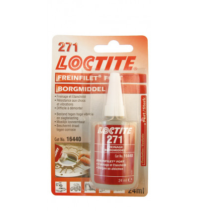 schroefdraadborgmiddel hoge sterkte 271 24ml - Loctite