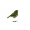 PT Vogel - S 13.5x7.5x17cm - groen flock