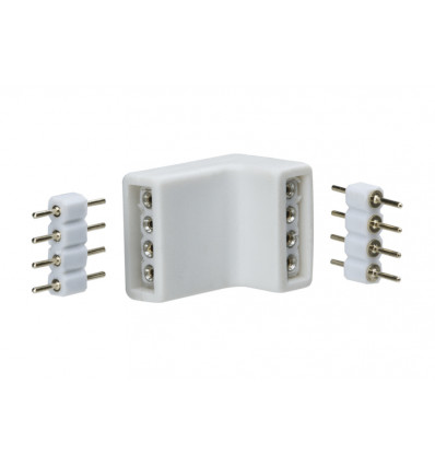  yourLED edge connector 2x wit 2x zwart