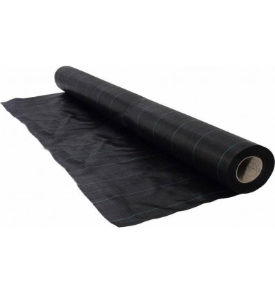 NATURE Gronddoek 100gr - zwart 2.10x25m anti-worteldoek
