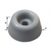 PACOSTAR - Buffers thermo rubber - 19x9 mm - zwart - 24st