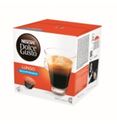 Dolce Gusto capsules- Lungo decaffeinato 16st. NELUNGODECAF