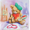 Crystal Card - Teddy - 18x18cm 10091683