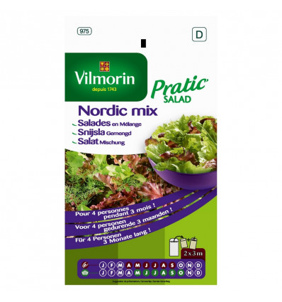 VILMORIN Practic salad nordic - SD mix snijsla gemengd