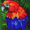 Crystal Art - Tropische vogel - 30x30cm