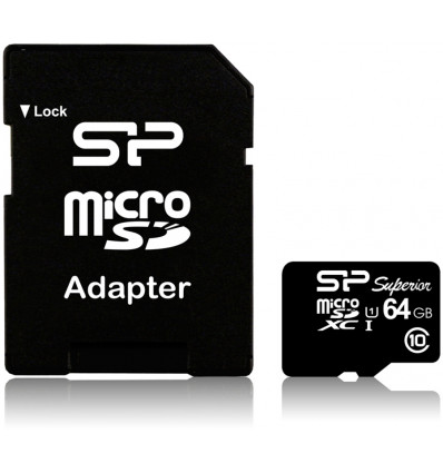Geheugenkaart micro SD Super. class - 10 US-1 64GB