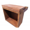 OFYR - Butcher Block storage 90 corten teak wood - handig werkblad & houtopslag