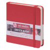 TALENS Schetsboek - 12x12cm - rood