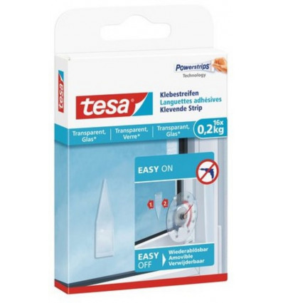 TESA powerstrips transparant 0,2kg