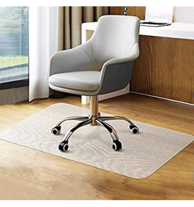 Chairmat transparant glad - 120x150cm bureaustoel mat vloerbeschermer