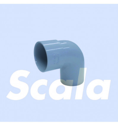 SCALA RWA bocht 50mm 87' M/V lichtgrijs