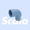 SCALA RWA bocht 50mm 87' M/V lichtgrijs