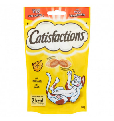 CATISFACTION Snack - kaas - 60gr